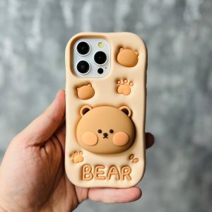 قاب سیلیکونی طرح خرس