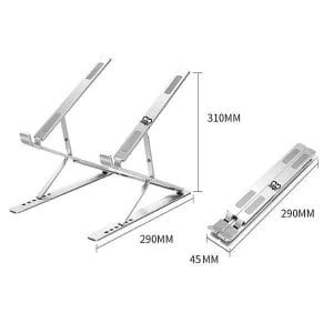 پایه لپ تاپ تاشو و قابل تنظیم ۶ حالته