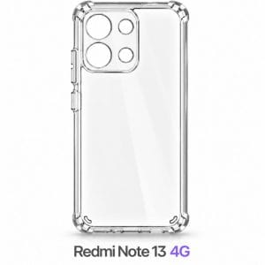 قاب شفاف Redmi Note 13 4G مدل ژله ای کریستالی ضد ضربه