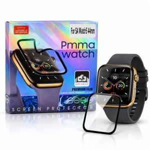 محافظ صفحه ساعت هوشمند PMMA Watch مدل SA Watch5 44mm با طراحی لبه خمیده